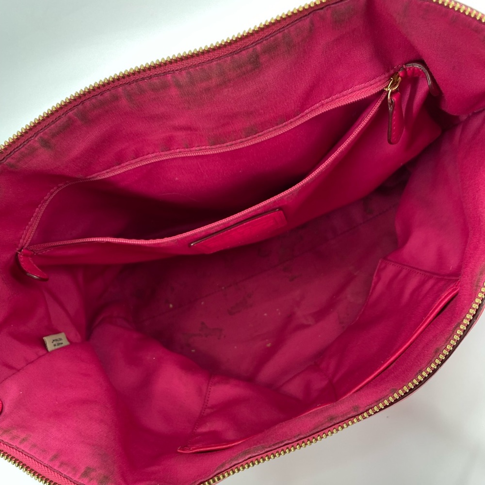 Coach Kacey ‘Fusion Pink’ Full Zip Medium Satchel - Picture 13 of 14